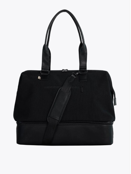 BEIS Handbags - Beis Black Weekender Bag